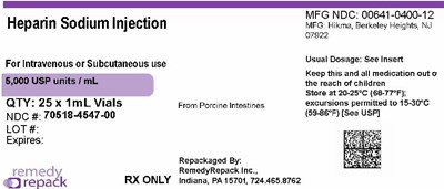 Mm1 (Heparin Sodium 70518 4547 00)
